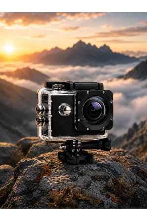 4K WiFi Aksiyon Kamerası Ultra HD Su Geçirmez Spor Kamerası