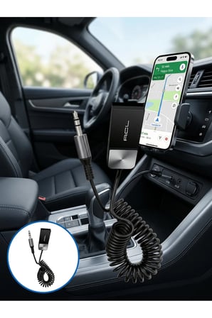 USB Bluetooth AUX Ses Adaptörü Kablosuz Müzik Aktarım Cihazı