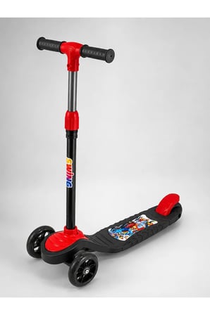 Çocuk Scooterı 3 Tekerlekli Denge Destekli Ayarlanabilir Gidonlu Çocuk Skuteri