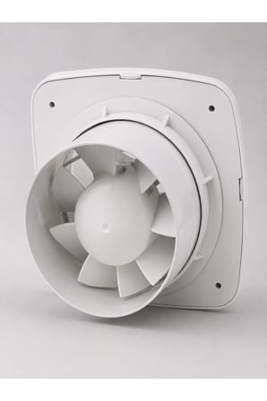120 mm Dekoratif Aspiratör 16 W 180 m³/h Banyo Mutfak ve WC Havalandırma Fanı