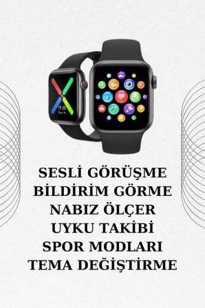 İkili Set Dev Kampanya Ucuz Kulaklık Ucuz Akıllı Saat Gürültü Önleyici Uzun Pil Ömrü