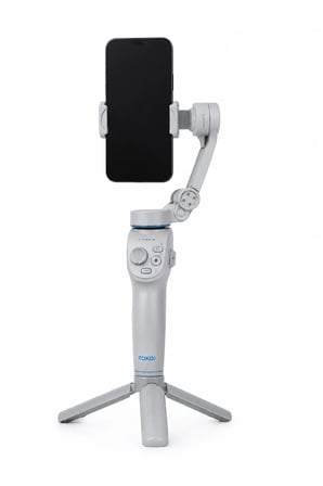 Profesyonel Telefon Gimbal Stabilizer 3 Eksen Sabitleme Çoklu Çekim Modları Uzun Pil Ömürlü Taşınabilir Tasarım