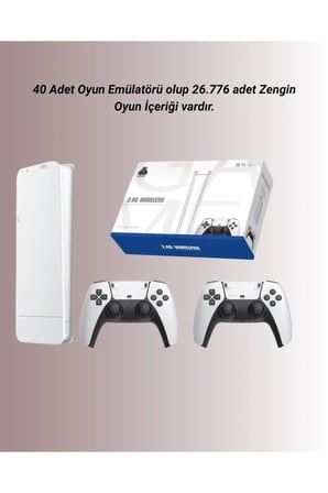 M15 Retro Konsol – 20.000 Oyunlu, Çift Gamepadli, 4K HDMI