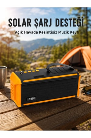 J-IPOX P520 Taşınabilir Bluetooth Hoparlör Güçlü Ses + Radyo Yeni Nesil
