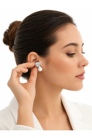 Küpeli Kablosuz Bluetooth Kulaklık Uzun Süreli Şarj Özellikli