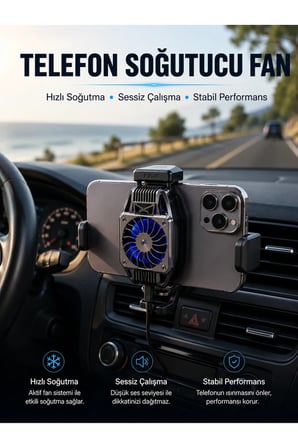 Telefon Soğutucu Fan Aktif Soğutma Sistemi ile Güçlü Performans