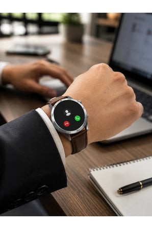 Bluetooth Bağlantılı Günlük Yaşam ve Spor Takip Akıllı Saati