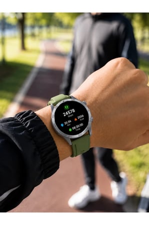 Bluetooth Bağlantılı Günlük Yaşam ve Spor Takip Akıllı Saati