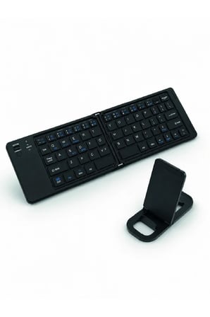 Bluetooth Katlanabilir Klavye USB-C Şarjlı 3 Cihaz Bağlantılı Taşınabilir Klavye