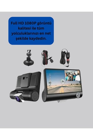 Çift ve Üçlü Lens Seçeneği ile Tüm Açılardan Kayıt Yapan Araç Kamerası Yeni Nesil