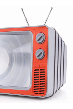 12 İnç Telefon Ekran Büyütücü Retro TV Tasarımlı HD Fresnel Lens Taşınabilir Mobil Ekran Büyütücü