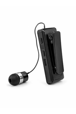 Taşınabilir Bluetooth Kulaklık Dijital Göstergeli Klipsli Tek Kulaklıklı Kompakt Cihaz