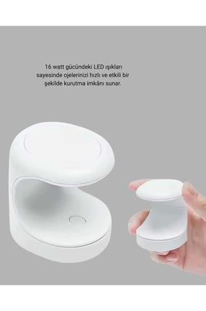 Tırnak Matkabı ve LED Oje Kurutucu 2’li Profesyonel Bakım Seti Yeni Nesil
