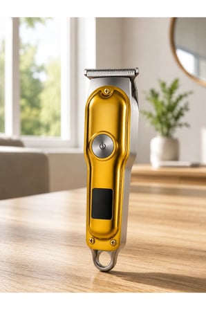 Profesyonel Tıraş Makinesi 120 Dakika Kullanım T Bıçaklı 3 Taraklı USB Şarjlı Saç Sakal Kesme Makinesi