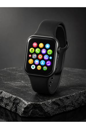 Bluetooth Arama, Akıllı Bildirimler ve Günlük Sağlık Takibi Sunan Şık Tasarımlı Akıllı Saat