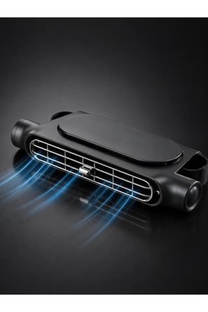 Araç Koltuk Başlığı Soğutucu Fan USB Şarjlı 3 Kademeli Sessiz Boyun Serinletici