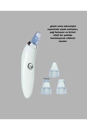 Dermaroller ve Vakumlu Siyah Nokta Temizleme Cihazı 2’li Cilt Bakım Seti