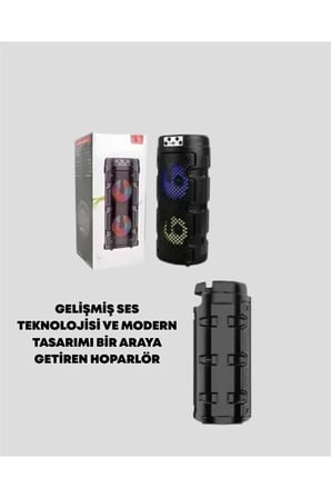 Kompakt Tasarım, Yüksek Ses Performansı – Çoklu Giriş Seçenekli Kablosuz Hoparlör (Bluetooth, USB, SD Kart, AUX)