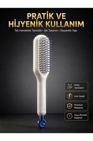 Yeni Nesil Saç Fırçası Saç Derisini Ölü Derilerinden Arındırır Kolay Temizlenen