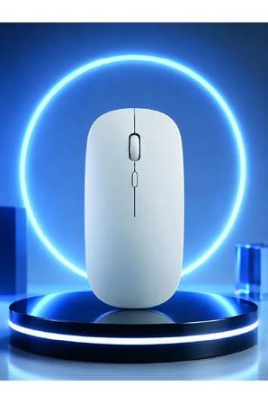 Şarjlı Wireless Mouse Bluetooth Çift Modlu Sessiz Yüksek Hassasiyetli Fare