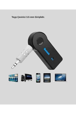 Bluetooth AUX Çevirici ve PD Destekli Araç Şarj Cihazı 2’li Set