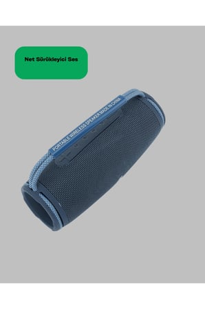 IPX5 Su Geçirmez Taşınabilir Bluetooth Hoparlör Renkli Işıklı Yeni Nesil