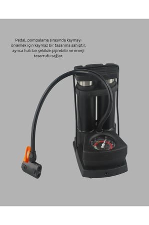 Ayak Basmalı Hava Pompası Şişme Ürünler ve Lastikler İçin