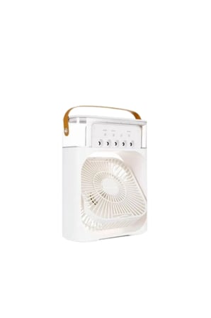 Taşınabilir 3'ü 1 Arada Mini Fan | Nemlendirici + Soğutucu + Gece Lambası Yeni Nesil