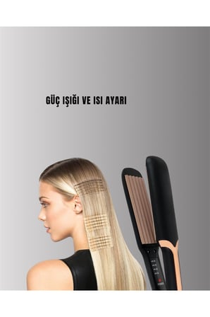 DP-134 Tost Saç Şekillendirici – Hızlı Isınan, Kalıcı ve Belirgin Dalgalar İçin İdeal