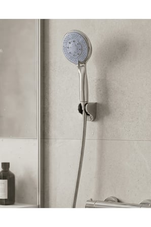 Çok Fonksiyonlu 4 Kademeli El Duşu Seti Spiral Hortumlu Banyo Duş Başlığı