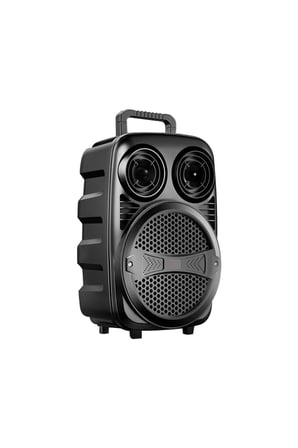 Bluetooth Taşınabilir Karaoke Hoparlör 6.5 İnç Mikrofonlu RGB Işıklı USB TF Kart Destekli