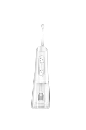 IPX7 Su Geçirmez Şarjlı Ağız Duşu 320 ml Su Tanklı Ayarlanabilir Basınçlı