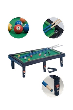 Mini Bilardo Masası Oyuncak Seti Çocuklar İçin Eğlenceli Masa Oyunu