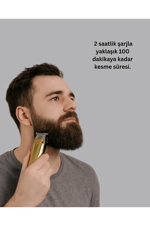 Kablosuz Erkek Bakım Tıraş Makinesi Hassas Bıçaklı Şarjlı Kullanım Yeni Nesil
