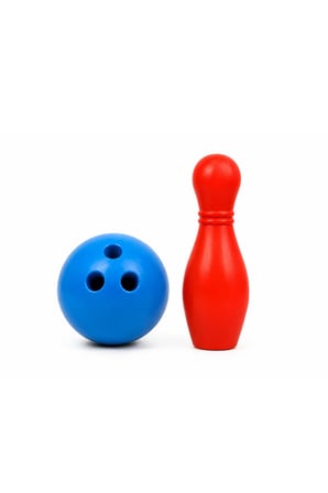 Çocuklar İçin Bowling Oyuncak Seti Eğlenceli Spor ve Aktivite Oyunu
