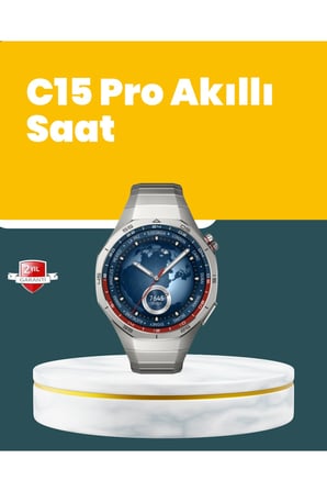 Akıllı Saat Nabız Ölçer, Adım Sayar ve Uyku Takip Özellikli