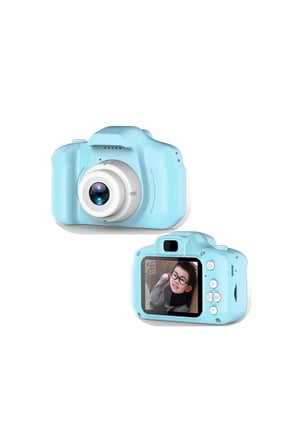 Mavi HD Taşınabilir Mini Kamera Video Kayıt ve Fotoğraf Çekim Özellikli