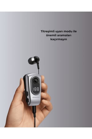 Titreşimli Bluetooth Kulaklık – Uzun Pil Ömrü, Dijital Ekranlı Kablosuz Tasarım Yeni Nesil
