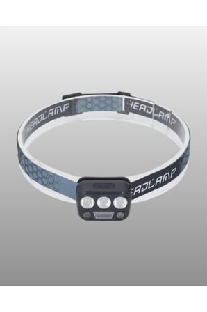 300 Lümen Sensörlü LED Kafa Lambası USB Şarjlı SOS Modlu