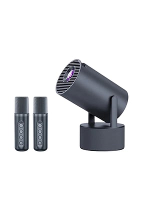 Akıllı Projeksiyon Cihazı Karaoke Mikrofonlu 1080P Android Yeni Nesil