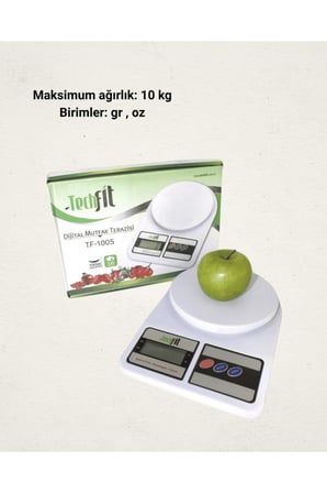 Hassas Ölçüm İçin Dijital Mutfak Tartısı – 10 Kg Kapasiteli Yeni Nesil