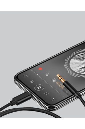 iPhone Lightning 3.5mm Aux Çevirici Kablo JH-023 Stereo Ses Aktarıcı