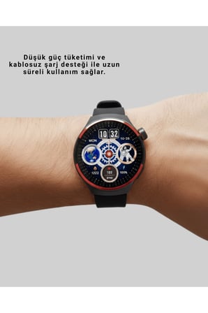 AMOLED Ekranlı Akıllı Saat Bluetooth Arama ve NFC Destekli Yeni Nesil