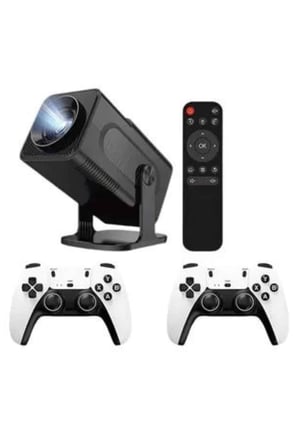 Retro Video Oyunu Konsolu Android Tv El Oyun Konsolu WIFI Taşınabilir Projeksiyon Cihazı