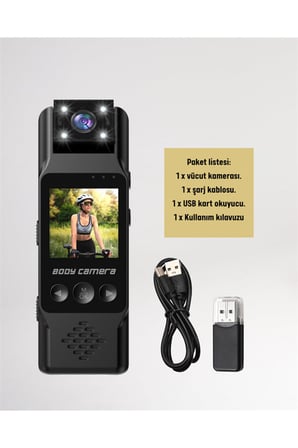 Kablosuz WiFi Bağlantılı Full HD Mini Kamera – Döngüsel Kayıt ve Hareket Algılama Özellikli