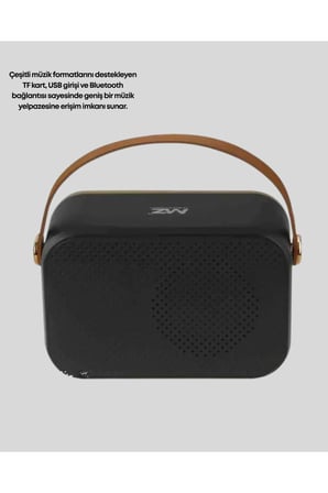 Vintage Bluetooth Radyo – TF Kart ve FM Destekli Taşınabilir Nostaljik Model