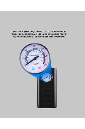 Type-C Şarjlı Güçlü Elektrikli Kompresör Motosiklet Oto Bisiklet İçin Yeni Nesil