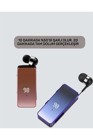 Ultra Hızlı Şarj Özellikli Type-C Bluetooth Kulaklık – 10 Dakikada %50 Şarj, 20 Dakikada Tam Dolum Yeni Nesil