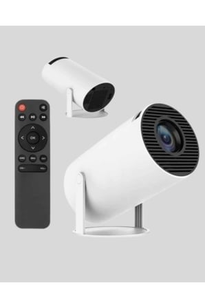 Kablosuz Mini Projeksiyon Cihazı Oyun ve Film İçin Taşınabilir Ev Sineması Yeni Nesil