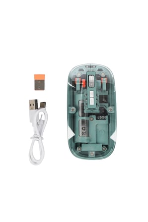 Çift Mod Bağlantılı Kablosuz Mouse Bluetooth ve USB Alıcılı Yeni Nesil